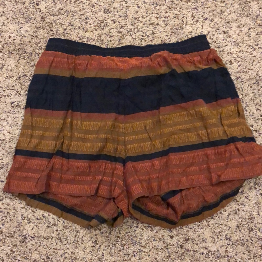 Flowy earth tone shorts